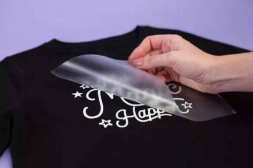 cara sablon kaos dengan stiker